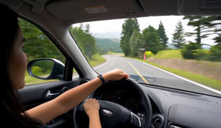 TANGO, driving scene at 13–15 seconds: the scene remains coherent