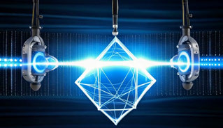 Time-crystal render, 1–4 seconds