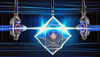 Time-crystal render, 9–12 seconds